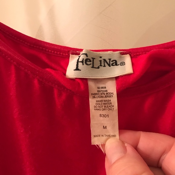 Felina - jersey reddish/pink camisole. Very attractive. Size. M - Picture 2 of 2